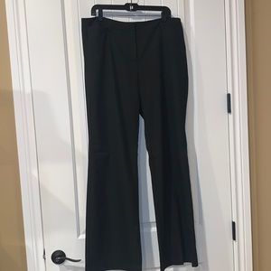 Black wide leg pants, 14 tall